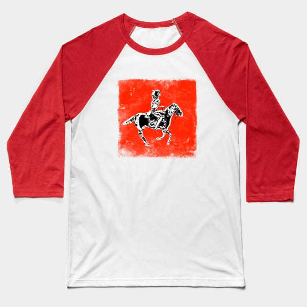 abstract horse riding Baseball T-Shirt by ElArrogante